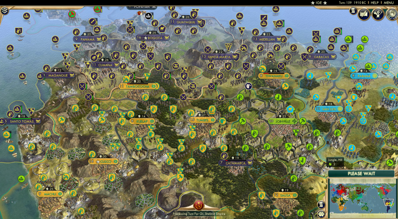 Illustration for article titled 42-Player Civilization Game Is Destroying The Planet